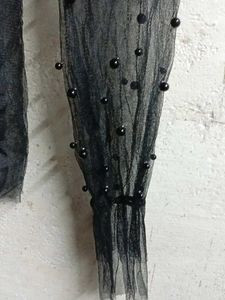 Partywear See-through Sheer Blouse Black 🖤