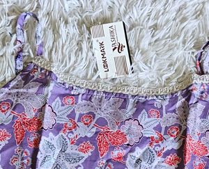 women&#39;s cotton blend kurta set