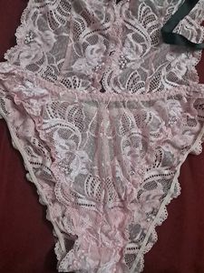 Pink Lace Teddy