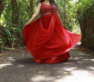Red Stone Work Lehenga💃👠♥️