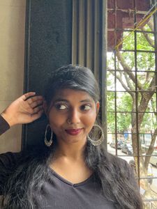 Oxidised Hoop Jhumka