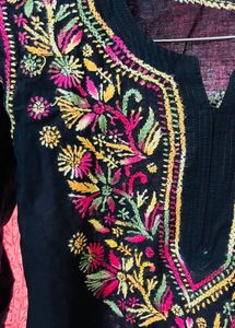 Lucknow Chikan Short Kurta