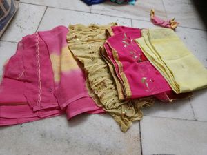Set Of 4 Designer Dupattas