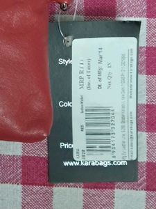 Red Leather Wallet For Ladies