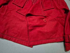 Red Cropped Jacket
