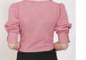 Puff Sleave Crop Top❤