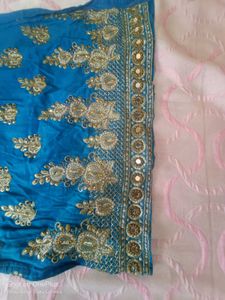 Blue Embroidered Kurta