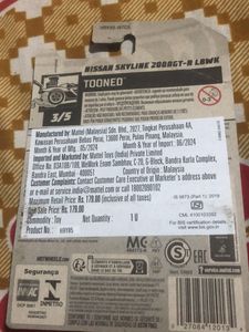 Hot Wheels Nissan Skyline