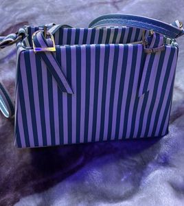 Striped Shoulder Bag