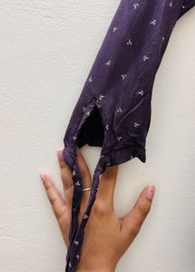 Purple Peasant Top