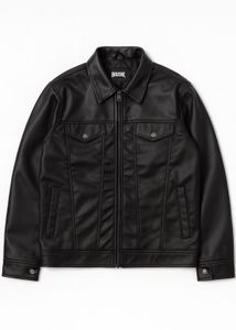 Black Faux Leather Jacket