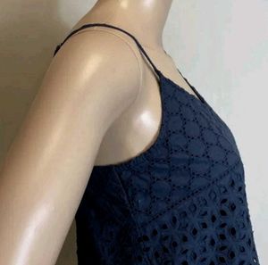 Navy Blue Hakoba Top