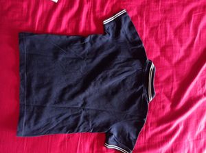 Tommy Hilfiger Navy Blue Collar Neck T- Shirt