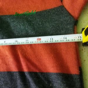 Striped Quarter-Zip Pullover