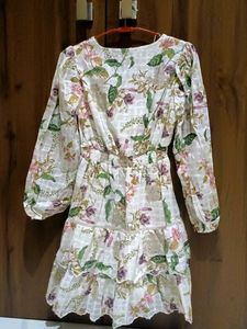 Floral Ruffle Mini Dress