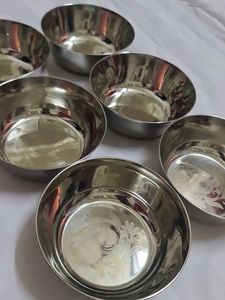 Steel Dinner Bowls (Set of 6)