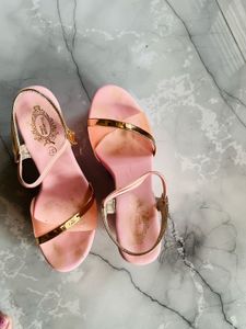 Pink and Gold Heels - Size 37