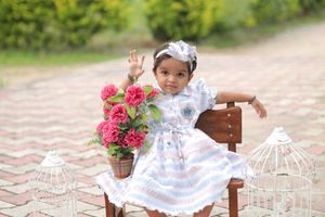 Adorable Striped Baby Dress