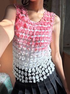Ombre Boho Crochet Top