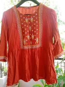 NEW-- Desi Mix Peplum Top