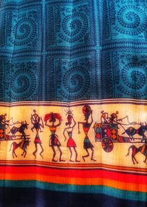 Brand New Pinted Saree