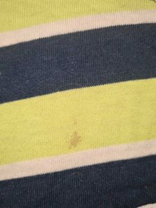 Woman Striped Tee with Graphic