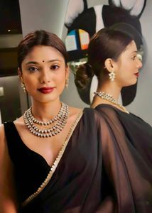 Elegant Black Saree