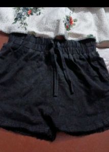 Cute Girl's Top and Shorts Set