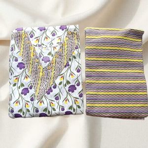 Floral Print Kurta Set