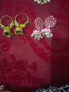 Sparkling Statement Earrings Set