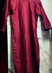 Red Tree Print Kurti