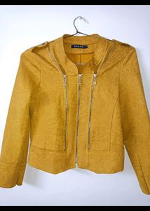 Yellow Suede Jacket