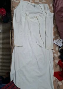 Tripti Dimri White Cutout Midi Dress