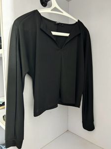 Black Long Sleeve Top
