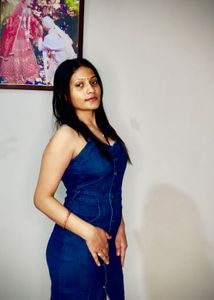 Denim Bodycon Short Middi Dress