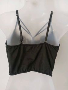 black sexy corset top