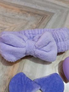 Purple Makeup Applicator Set