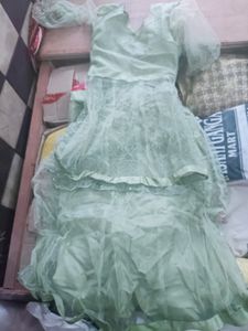 New Kids Gown Lehnga Full Net Work
