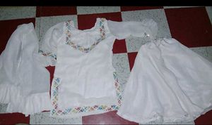 White Embroidered 3-Piece Outfit