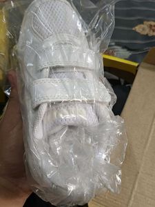 Nivia All White Sneakers - Size 11