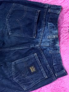 Ripped Dark Wash Denim Jeans