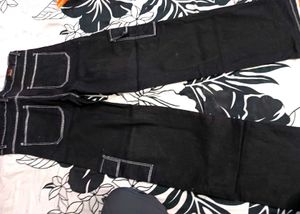 Unused/ Untouched , Six Pocket , Black Jeans ,Wide