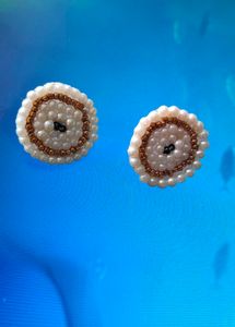 Black Beaded Earrings