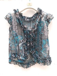 Georgette Y2k Top.