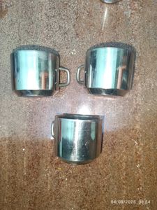 Set of 3 Steel Mugs