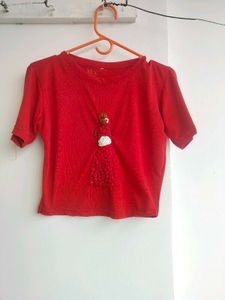 Red Beautiful T Shirt