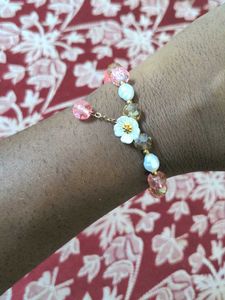 Pink Beaded Bracelet