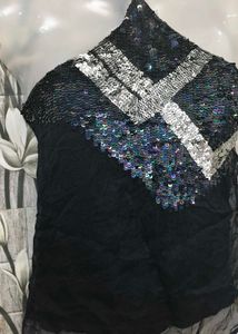 Y2K Sequin Embellished Halter Top