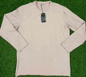 Elegant Beige Long Sleeve Top