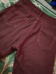Brown Flared Jeans